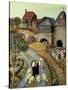 French Street Farm-Margaret Loxton-Stretched Canvas