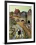 French Street Farm-Margaret Loxton-Framed Giclee Print