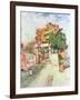 French Street Scene with Access to a Vantage Point, 1887-Vincent van Gogh-Framed Giclee Print