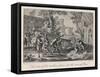 French Strolling Players-null-Framed Stretched Canvas