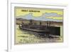 French Submarine Gustave Zede, 1913-null-Framed Giclee Print