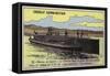 French Submarine Gustave Zede, 1913-null-Framed Stretched Canvas