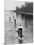 French Submarine 'Saphir' (Q4) and Five Others Moving from Gravesend to London, July 1909-null-Mounted Giclee Print