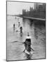 French Submarine 'Saphir' (Q4) and Five Others Moving from Gravesend to London, July 1909-null-Mounted Giclee Print