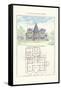 French Suburban Chateau-Richard Brown-Framed Stretched Canvas