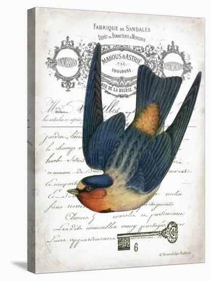 French Swallow I-Gwendolyn Babbitt-Stretched Canvas