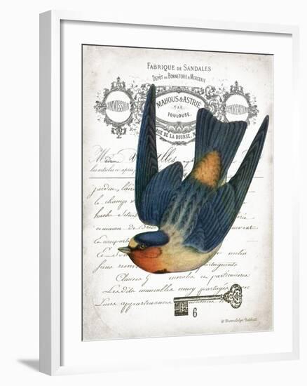 French Swallow I-Gwendolyn Babbitt-Framed Art Print