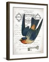 French Swallow I-Gwendolyn Babbitt-Framed Art Print