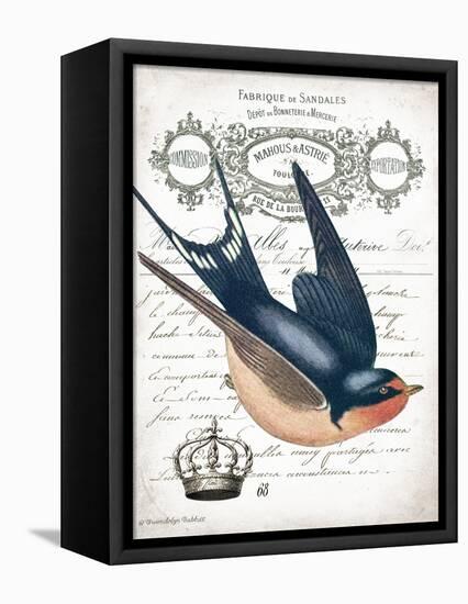 French Swallow II-Gwendolyn Babbitt-Framed Stretched Canvas