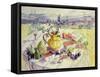 French Table-Elizabeth Jane Lloyd-Framed Stretched Canvas