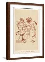 French Tailor Fitting John Bull with a Jean Debry 1799-John Ashton-Framed Art Print