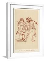 French Tailor Fitting John Bull with a Jean Debry 1799-John Ashton-Framed Art Print