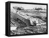 French Tank WWI-Robert Hunt-Framed Stretched Canvas