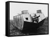 French Tank WWI-Robert Hunt-Framed Stretched Canvas