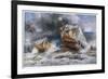 French Tanks in Action Towards the End of the War-Francois Flameng-Framed Art Print