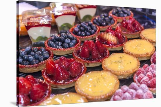 French tarts, Halles de Lyon, Lyon, France-Lisa S. Engelbrecht-Stretched Canvas