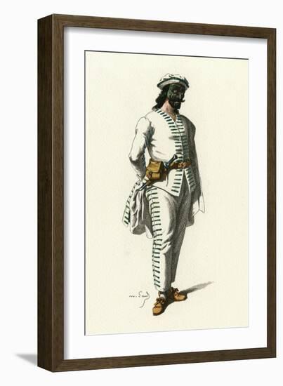 French Theatre, Beronte-Maurice Sand-Framed Art Print