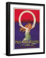 French Tire Advertisement-null-Framed Giclee Print