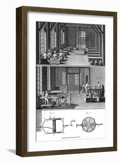 French Tobacco Factory-null-Framed Art Print