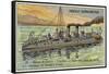 French Torpedo Boat, 1905-null-Framed Stretched Canvas