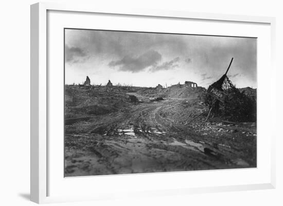 French Town Destroyed-null-Framed Photographic Print