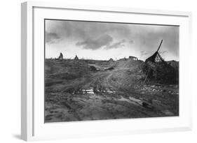 French Town Destroyed-null-Framed Photographic Print