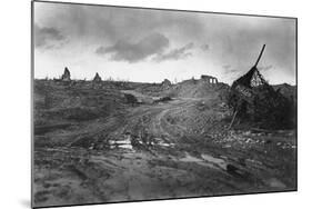 French Town Destroyed-null-Mounted Photographic Print