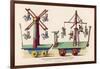 French Toys of Fairground Amusements-null-Framed Art Print