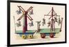 French Toys of Fairground Amusements-null-Framed Art Print