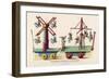 French Toys of Fairground Amusements-null-Framed Art Print