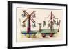 French Toys of Fairground Amusements-null-Framed Art Print