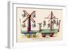 French Toys of Fairground Amusements-null-Framed Art Print