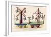 French Toys of Fairground Amusements-null-Framed Art Print