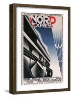 French Train Poster-null-Framed Art Print