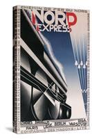 French Train Poster-null-Stretched Canvas