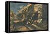 French Train Robbed-null-Framed Stretched Canvas