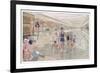 French Transatlantic Liner, The First Class Swimming Pool-Albert Sebille-Framed Premium Giclee Print