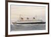 French Transatlantic Liner-Albert Sebille-Framed Photographic Print