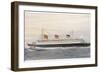 French Transatlantic Liner-Albert Sebille-Framed Photographic Print