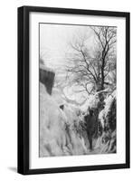 French Trenches on the Piave River, Italian Front, December 1917-null-Framed Giclee Print