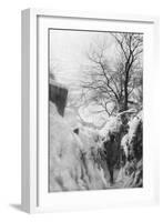 French Trenches on the Piave River, Italian Front, December 1917-null-Framed Giclee Print