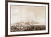 French Troops at Rest, before the City Custrin 1806-null-Framed Giclee Print