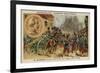 French Troops Entering Milan, 1859-null-Framed Giclee Print