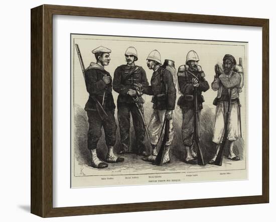 French Troops for Tonquin-null-Framed Giclee Print