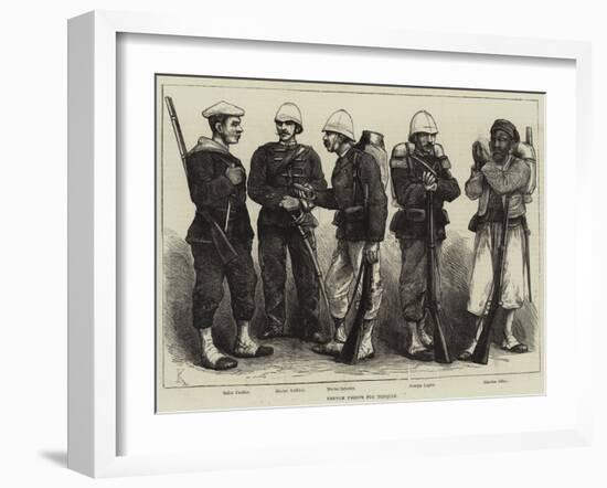 French Troops for Tonquin-null-Framed Giclee Print
