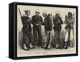 French Troops for Tonquin-null-Framed Stretched Canvas