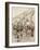 French Troops on the March, 1886-Jean Baptiste Lallemand-Framed Giclee Print