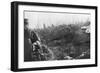French Troops Prepare for a German Counter-Attack, Eparges Ridge, Near Verdun, France, August 1915-null-Framed Giclee Print