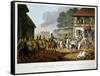 'French Troops Retreating Through and Plundering a Village', 1816-Matthew Dubourg-Framed Stretched Canvas