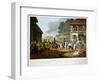 'French Troops Retreating Through and Plundering a Village', 1816-Matthew Dubourg-Framed Giclee Print